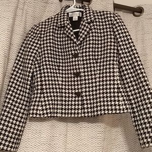 Black and White blazer